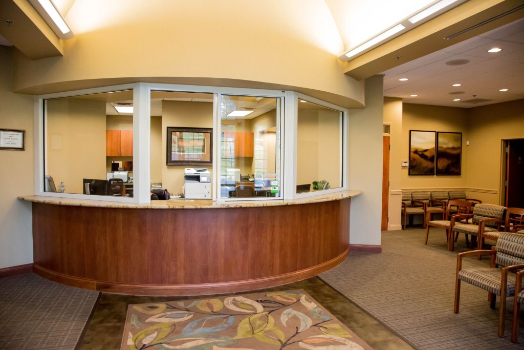 Maryville office reception desk