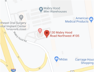 Map to Knoxville office