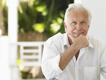 smiling older man